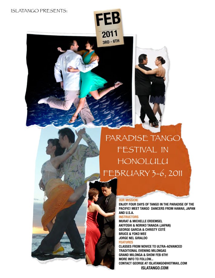 Hawaii Paradise Tango Festival Feb 3-6 2011